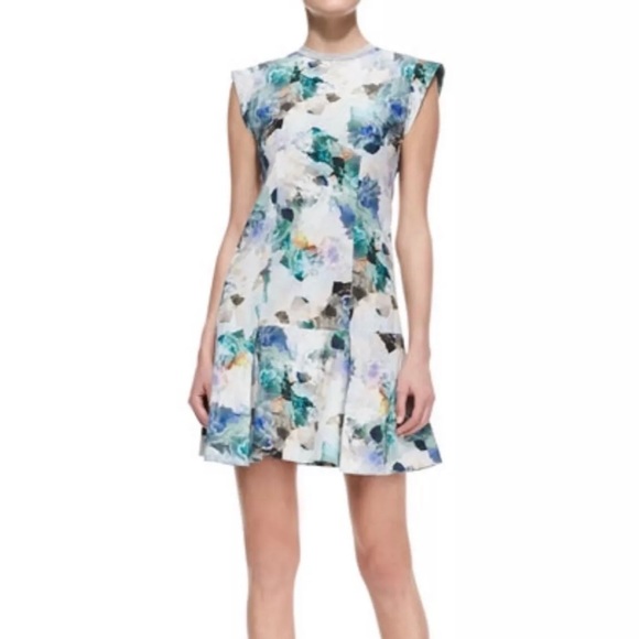 REBECCA TAYLOR -NWT- ENCHANTED GARDEN MINI DRESS 6 - Picture 4 of 7